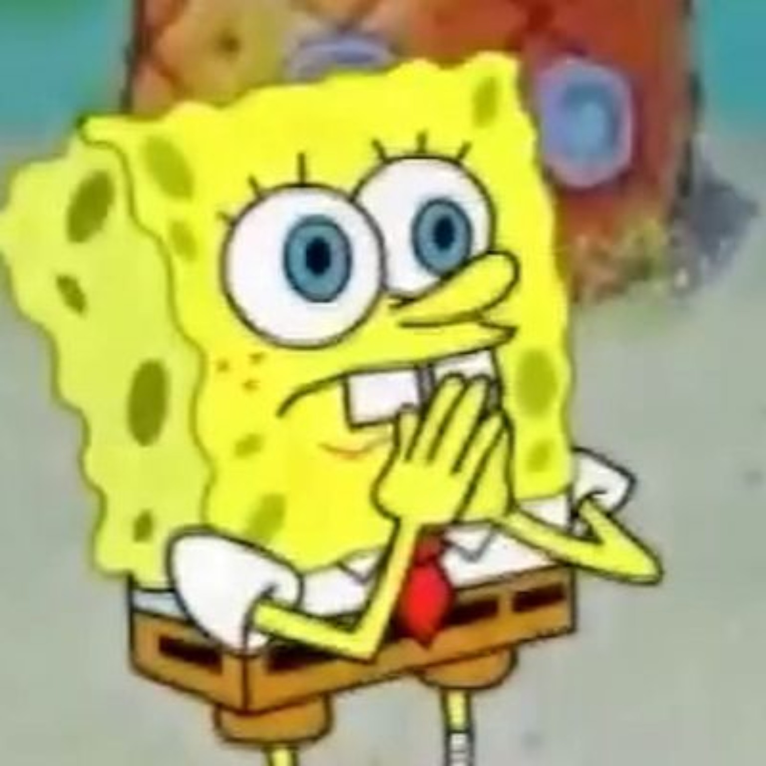 Nervous SpongeBob